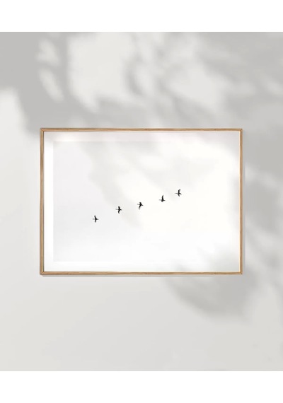 Çerçevesiz Poster Gökyüzünde Özgürlük