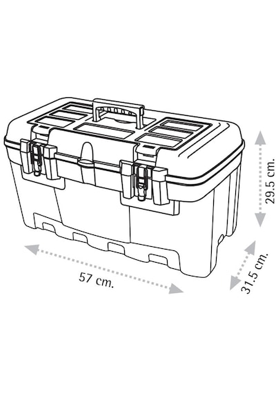 Super Bag Asr-2078 22 İnç Takım Çantası - Metal Kilitli