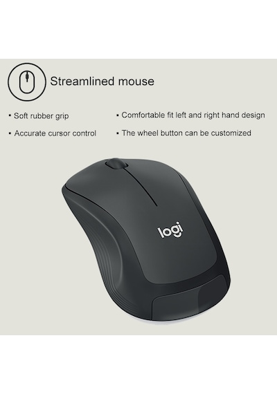 Logitech Mk540 Kablosuz Klavye Ve Fare Seti Siyah