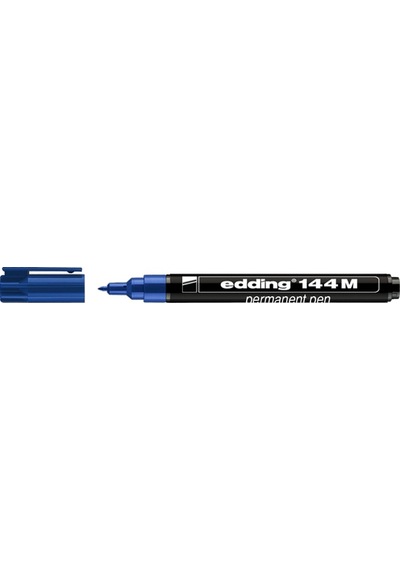 Edding Asetat Kalemi Permanent Mavi 144m 10 Adet Mavi