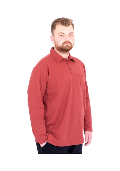 Mode Xl Büyük Beden Tshirt Polo U.kol Cepli 22446 Tarçın Tarçın