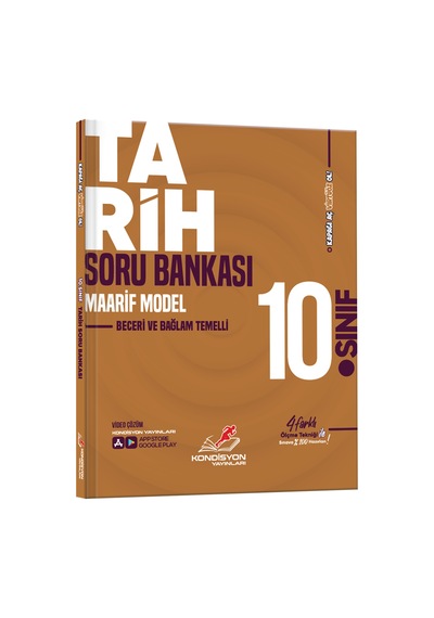 Kondisyon 10.sınıf Virtüöz Tarih Soru Bankası Maarif Model