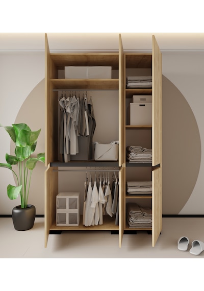 Floransa 6 Kapılı Flr6-ıa2 Safir- Antrasit Gardırop-çok Amaçlı Dolap-yüklük Antrasit - Safirmeşe Floransa 6 Kapılı Flr6-ıa2 Safir- Antrasit Gardırop-çok Amaçlı Dolap-yüklük Antrasit - Safirmeşe