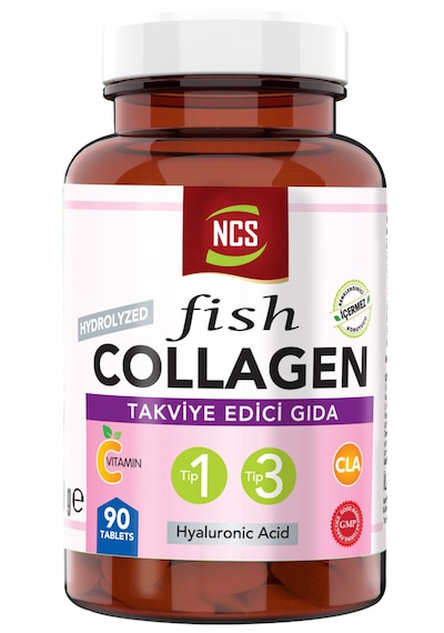 Ncs Collagen Tip 1 Tip 3 Balık Kolajeni Cla 90 Tablet L Karnitin