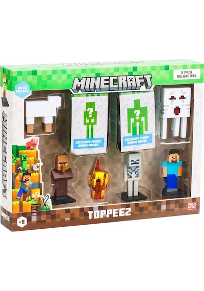 Minecraft 3d Figür Toppeez 8'li Delüks Set Mc2070 Model 1 Marvel