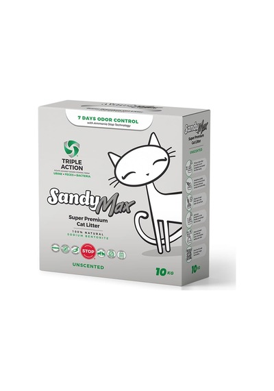 Max Super Premium Aktif Karbonlu Topaklanan Kokusuz Kedi Kumu 10kg