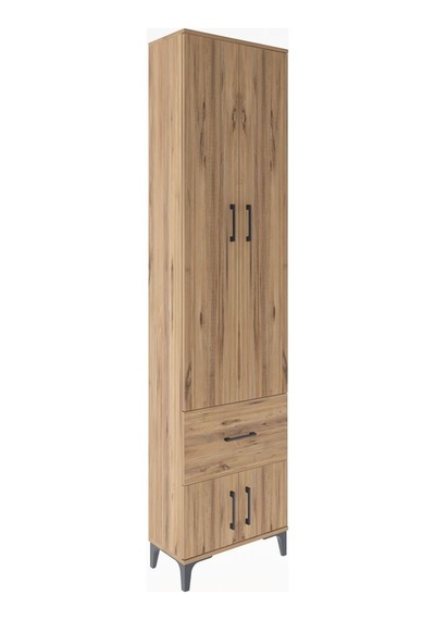Arges Dolap 4 Raflı Tek Çekmeceli 4 Kapaklı 60x30x243 Çam-çam Atlas Çam Arges Dolap 4 Raflı Tek Çekmeceli 4 Kapaklı 60x30x243 Çam-çam Atlas Çam