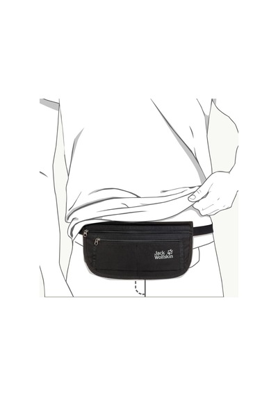 Jack Wolfskin Jack Wolfsin Document Belt De Luxe Bel Çantası Gri-tek Beden Çok Renkli