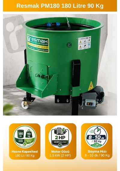 Resmak Pm180 Ceviz Soyma Makinesi