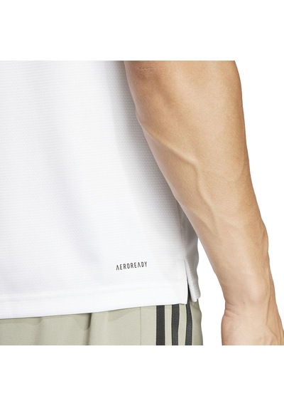 Adidas Erkek Train Essentials Training Polo Tişört Beyaz Tişört Ir5160 001