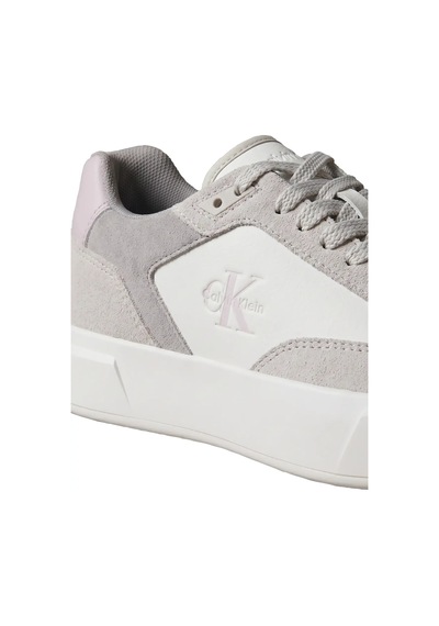 Calvin Klein Prıme Cupso Laceup L, 060 Gri Kadın Spor Ayakkabı & Sneaker