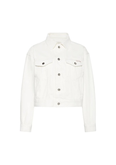 Calvin Klein 90s Trucker Chalk Wh, Asn Beyaz Erkek Kot Ceket Calvin Klein 90s Trucker Chalk Wh, Asn Beyaz Erkek Kot Ceket