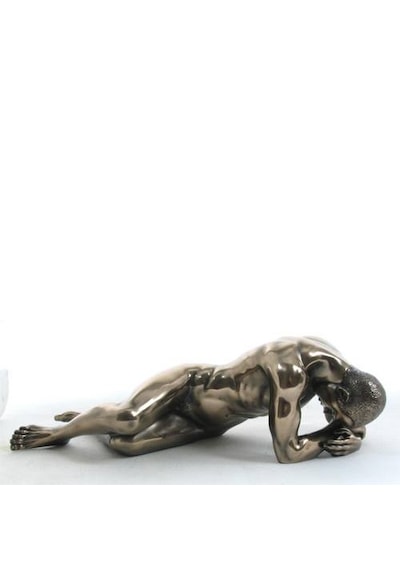 Veronese Nude Body Uzanmış Erkek Figür 37cm
