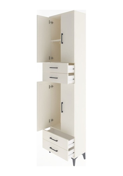 Arges Dolap 3 Raflı 4 Çekmeceli 4 Kapaklı 60x30x243 Aytaşı-ay... Aytaşı