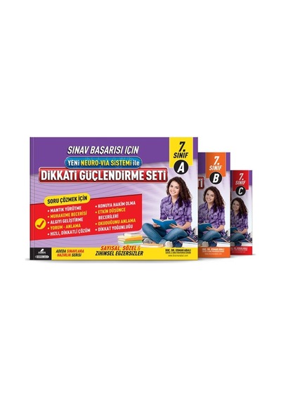 Dikkati Güçlendirme Seti 7. Sınıf 13 Yaş - Mydr-615075