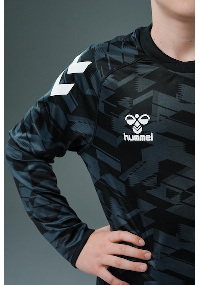 Hummel Line Kaleci Tek Üst Forma Siyah Çocuk