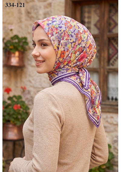 Locella Lo'cella Soft Pamuk Eşarp 334-121 Çok Renkli