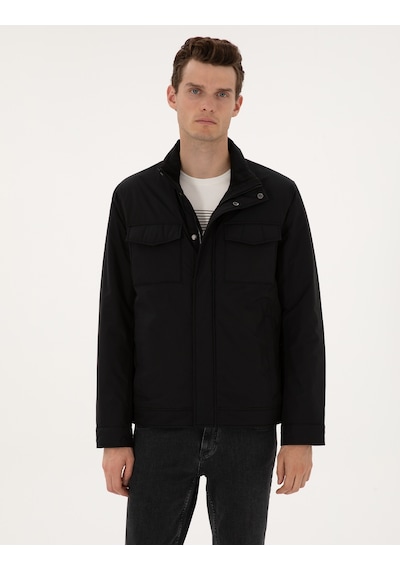 Pierre Cardin Erkek Siyah Mont 50310174-vr046
