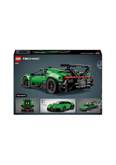 Yeşil Bugatti Chiron Pur Sport Hiper Araba 42241-9 Yaş Ve Üzeri Çocuklar İçin Yaratıcı Oyuncak Yapım Seti 771 Parça