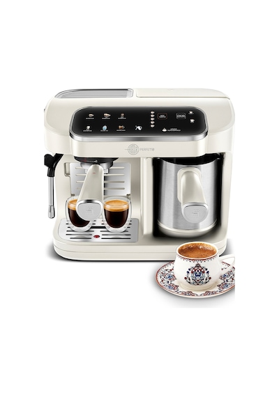 Karaca Hatır Perfetto Dijital Ve Dokunmatik Ekranlı Espresso Ve Türk Kahve Makinesi