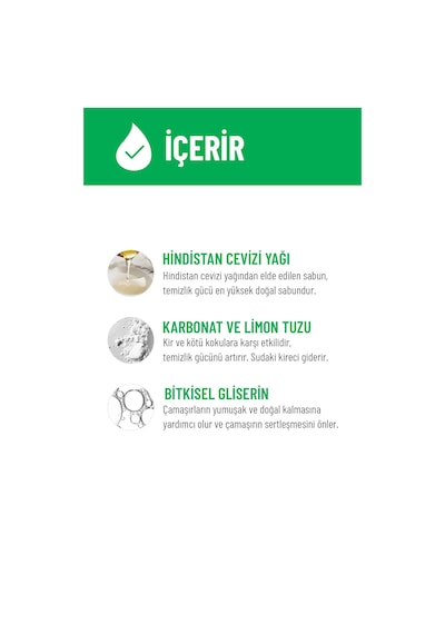 Siveno %100 Doğal Bebek Çamaşır Sabunu Kendinden Yumuşatıcılı Bitkisel Deterjan Konsantre Vegan 1000 Ml