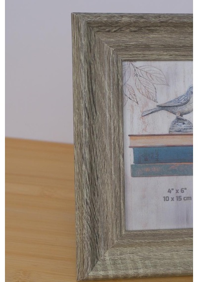 Digithome Dekoratif Mdf Resim Fotoğraf Çerçevesi 10x15 Gri Thn76078 C1-1-18