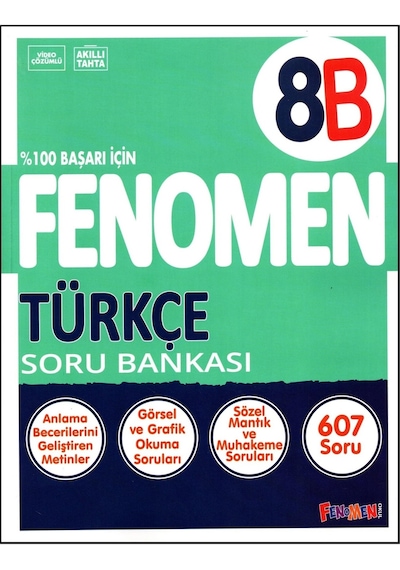 Fenomen 8. Sınıf Lgs Türkçe Soru Bankası B