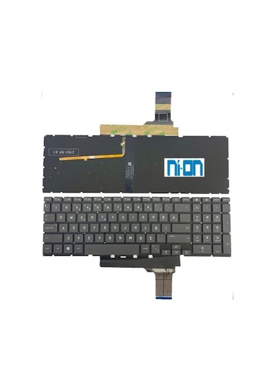 Nion Hp Victus 16-d1042nt 68p27ea Uyumlu Notebook Klavye Siyah Aydınlatmalı Tr