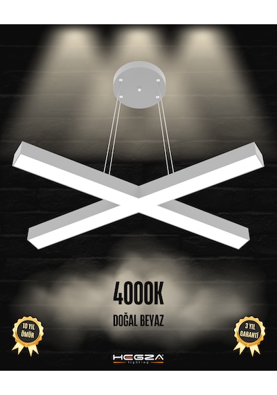 Papillon Gri Kasa, Doğal Beyaz Işık Modern Sarkıt Led Avize GRİ RENK