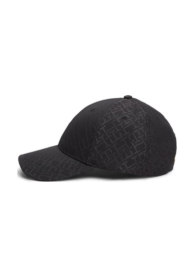 Tommy Hilfiger Th Monogram Cap Kadın Siyah Şapka - Aw0aw18058