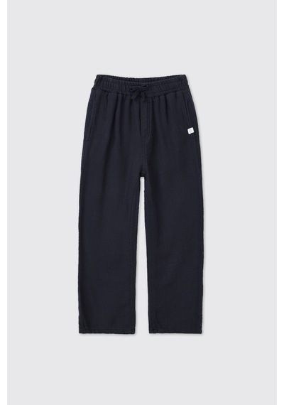 Panço Erkek Çocuk Lacivert Beli Lastikli Pantolon