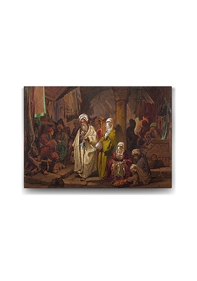 A. Preziosi - The Grand Bazaar Tablosu - 100x70cm