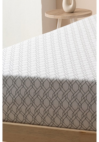 Mix & Match Limoges %100 Pamuk Tek Kişilik 160 X 240 Çarşaf Beyaz