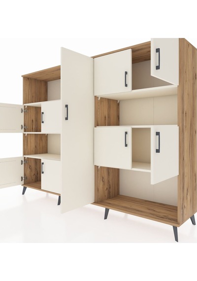 Hyperion Dolap 10 Raflı 9 Kapaklı 220x44x163 Çam-aytaşı Çam-aytaşı Hyperion Dolap 10 Raflı 9 Kapaklı 220x44x163 Çam-aytaşı Çam-aytaşı