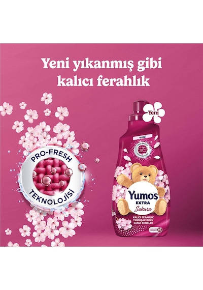 Extra Konsantre Çamaşır Yumuşatıcı Sakura1440 Ml 60 Yıkama X1 Diğer
