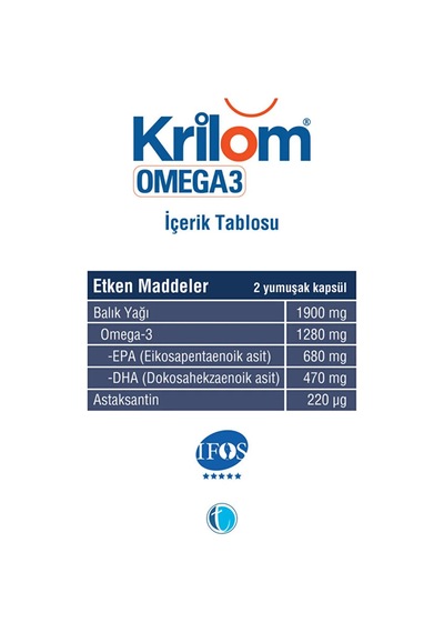 Krilom Omega 3 100 Yumuşak Kapsül Tanışma Paketi Shaker Hediyeli