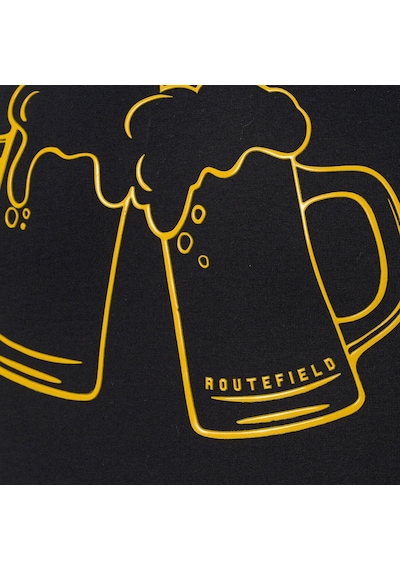 Routefield Trub Erkek Tişört Siyah