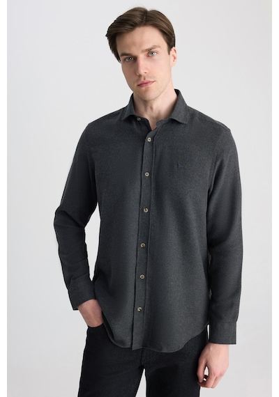 D'S Damat Ds Damat Comfort Antrasit Gabardin Gömlek 5hc02kx03327m Antrasit