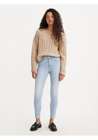 Levi's 721 High Rise Skinny Kadın Jean Pantolon - Cool Nights-2665 Açık Mavi