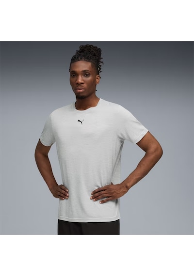 Puma Essentıals Heather Cat Erkek T-shirt 525920-04 Gri