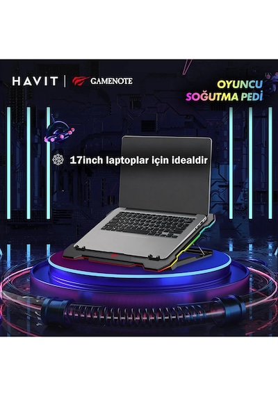 Havit Gamenote F2071 Cooling Pad Rgb Gaming Laptop Soğutucu -ayar