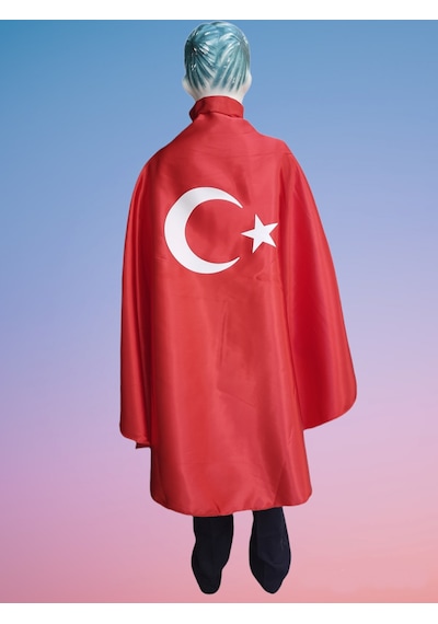 Pazarsen TÜRK BAYRAKLI GÖSTERİ PELERİNİ