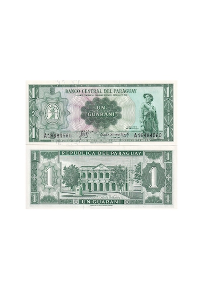 Paraguay 1952 Yılı 1 Guarani Unc Koleksiyon Para