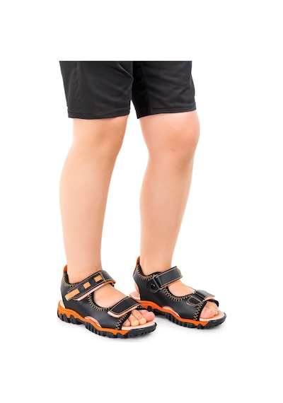 Kiko Kids Erkek Çocuk Sandalet Arz 2361 Siyah
