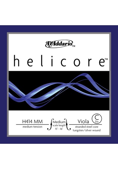 D'addario H414mm Helicore Tek Viyola Do C Teli Medium Scale