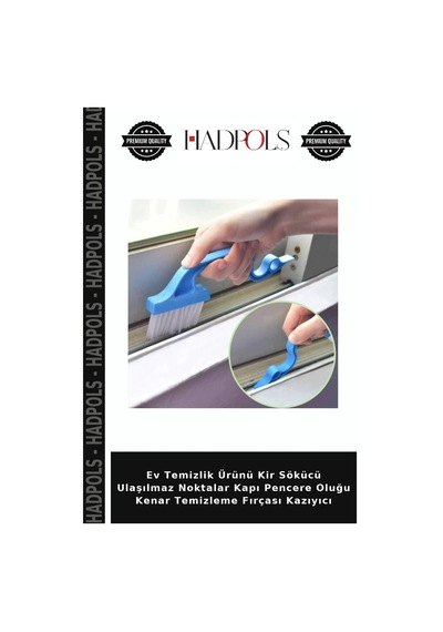 Ev Temizlik Ürünü Kir Sökücü Ulaşılmaz Noktalar Kapı Pencere Oluğu Kenar Temizleme Fırçası Kazıyıcı Çok Renkli
