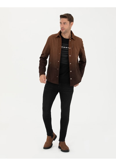 Pierre Cardin Erkek Kahverengi Deri Mont-kaban 50280331-400 Kahverengi