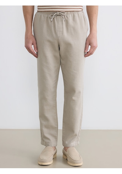 Lcw Vision Bej Regular Fit Gabardin Erkek Pantolon
