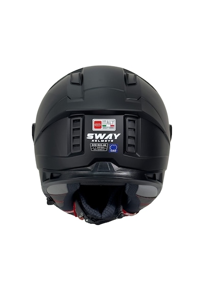 Sway SW 868 Tam Kapalı Motosiklet Kaskı Mat Siyah