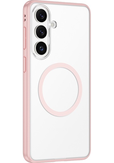 Galaxy S26 Plus Uyumlu Kılıf M-safe Şarj Özellikli Mat Arka Yüzey Wlons Lola Kapak Pembe Pembe